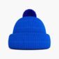 Beanie Blue Hat Wool